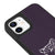iPhone 11 Leopard Beauty Telefon Kılıfı - Deri - Mor