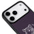 iPhone 17 Pro Leopard Beauty Telefon Kılıfı - Deri - Mor
