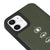 iPhone 12 Eyes are Useless Telefon Kılıfı - Deri - Haki