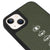 iPhone 13 Eyes are Useless Telefon Kılıfı - Deri - Haki