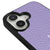 iPhone 16 Plus Its Ok Fine Telefon Kılıfı - Deri - Lila