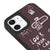 iPhone 12 Mini Look Mom Telefon Kılıfı - Deri - Mor