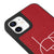 iPhone 12 Love Style Telefon Kılıfı - Deri - Kırmızı