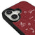 iPhone 17 Doubt Love Telefon Kılıfı - Deri - Bordo