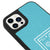 iPhone 12 Pro Space Landscape Telefon Kılıfı - Deri - Turkuaz