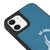 iPhone 11 Be Kind Mind Telefon Kılıfı - Deri - Mavi