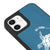iPhone 12 Be Kind Mind Telefon Kılıfı - Deri - Mavi