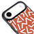 iPhone Air Signs Telefon Kılıfı - Deri - Turuncu
