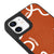 iPhone 12 Mini Dont Overthink Telefon Kılıfı - Deri - Turuncu