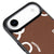 iPhone Air Dont Overthink Telefon Kılıfı - Deri - Kahve