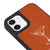 iPhone 12 Mini Favourite Drink Telefon Kılıfı - Deri - Turuncu