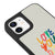 iPhone 12 Love Your Damn Self Telefon Kılıfı - Deri - Beyaz