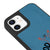 iPhone 11 Only Good Vibes Telefon Kılıfı - Deri - Mavi