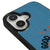 iPhone 16 Plus Only Good Vibes Telefon Kılıfı - Deri - Mavi
