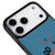 iPhone 17 Pro Max Only Good Vibes Telefon Kılıfı - Deri - Mavi