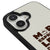 iPhone 17 More Espresso Telefon Kılıfı - Deri - Beyaz