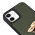 iPhone 11 Martini Please Telefon Kılıfı - Deri - Haki