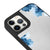 iPhone 12 Pro Blue White Clouds Telefon Kılıfı - Ayna - Siyah