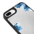 iPhone 7 Plus Blue White Clouds Telefon Kılıfı - Ayna - Siyah
