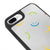 iPhone 8 Plus Colorful Smile Telefon Kılıfı - Ayna - Siyah