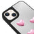 iPhone 13 Mini Hearts Pinky Telefon Kılıfı - Ayna - Siyah