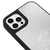 iPhone 15 Pro Hello Letter Telefon Kılıfı - Ayna - Siyah