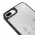 iPhone 8 Plus Pastel Leaf Telefon Kılıfı - Ayna - Siyah