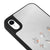 iPhone XR Pastel Leaf Telefon Kılıfı - Ayna - Siyah