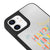 iPhone 12 Mini Happy Mind Telefon Kılıfı - Ayna - Siyah