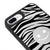 iPhone 8 Plus Zebre Smile Telefon Kılıfı - Ayna - Siyah