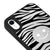 iPhone XR Zebre Smile Telefon Kılıfı - Ayna - Siyah