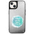 iPhone 13 Mini Shock Everyone Telefon Kılıfı - Ayna - Siyah