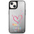 iPhone 13 Mini Happy Lovely Telefon Kılıfı - Ayna - Siyah