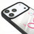 iPhone 17 Pro Happy Lovely Telefon Kılıfı - Ayna - Siyah
