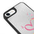 iPhone 7 Happy Lovely Telefon Kılıfı - Ayna - Siyah