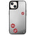 iPhone 13 Mini Trio Lips Telefon Kılıfı - Ayna - Siyah
