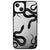 iPhone 13 Mini Dark Snake Telefon Kılıfı - Ayna - Siyah