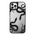 iPhone 13 Pro Max Dark Snake Telefon Kılıfı - Ayna - Siyah