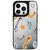 iPhone 14 Pro Falling Smile Telefon Kılıfı - Ayna - Siyah
