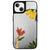 iPhone 13 Mini Reaching Flower Telefon Kılıfı - Ayna - Siyah