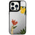 iPhone 14 Pro Max Reaching Flower Telefon Kılıfı - Ayna - Siyah