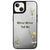 iPhone 13 Mini Mirror Tell Me Telefon Kılıfı - Ayna - Siyah