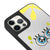iPhone 12 Pro Cute Sponge Telefon Kılıfı - Ayna - Siyah