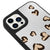 iPhone 15 Pro Flying Hearts Telefon Kılıfı - Ayna - Siyah