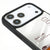 iPhone 17 Pro Max Black Coffee Telefon Kılıfı - Ayna - Siyah