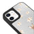 iPhone 11 Rabbit Flowers Telefon Kılıfı - Ayna - Siyah