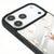 iPhone 17 Pro Rabbit Flowers Telefon Kılıfı - Ayna - Siyah
