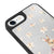 iPhone 6S Plus Rabbit Flowers Telefon Kılıfı - Ayna - Siyah