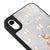 iPhone XR Rabbit Flowers Telefon Kılıfı - Ayna - Siyah