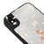 iPhone XS Rabbit Flowers Telefon Kılıfı - Ayna - Siyah